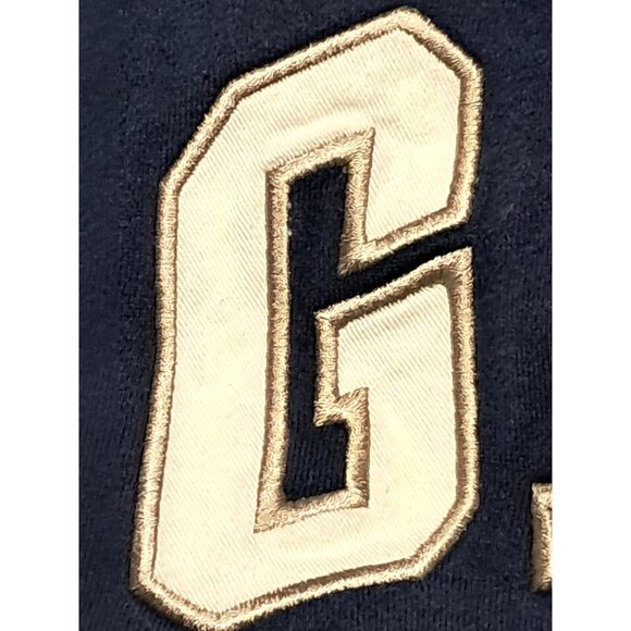 Vtg GAP Athletic Navy Blue Half-Zip Sweatshirt XL Slouchy Boxy Oversized - Picture 7 of 7